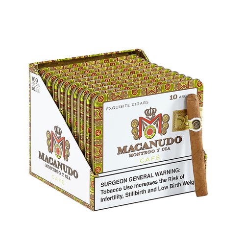 Macanudo Cafe Ascot Cigarillos Connecticut Pack of 100