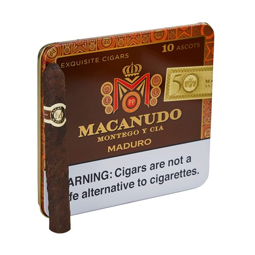 Macanudo Ascots Maduro Cigarillo Single Tin